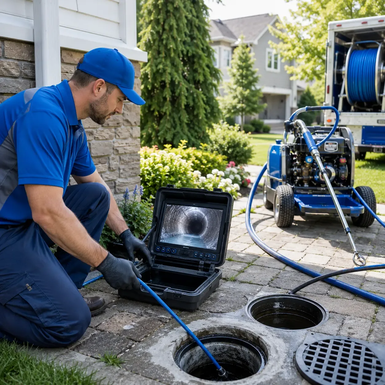 Outdoor drain cleaning professionals serving Omega, OK